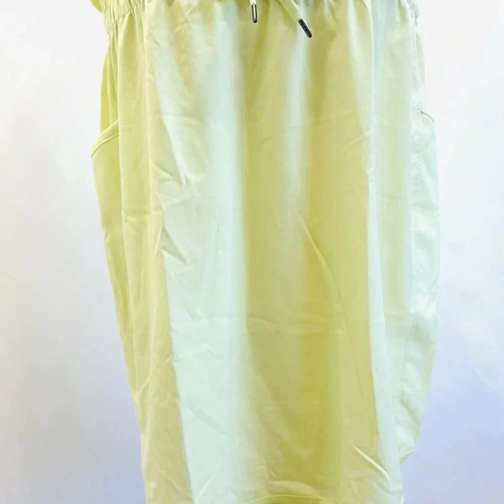 NWT TEK GEAR Women Sleeveless Pullover Round Neck Drawstring Green Dress Large - Picture 3 of 11